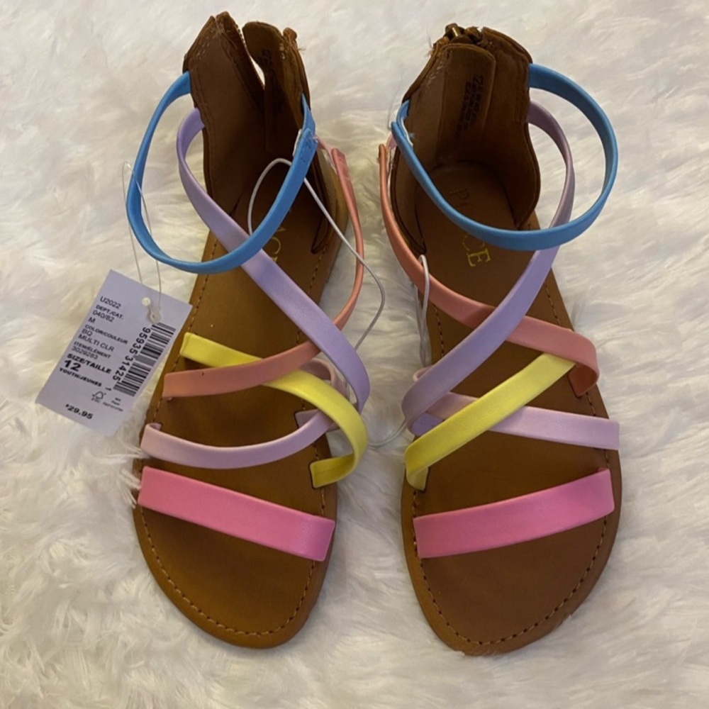 The Children's Place Multicolor Strappy Sandals - Picture 1 of 3